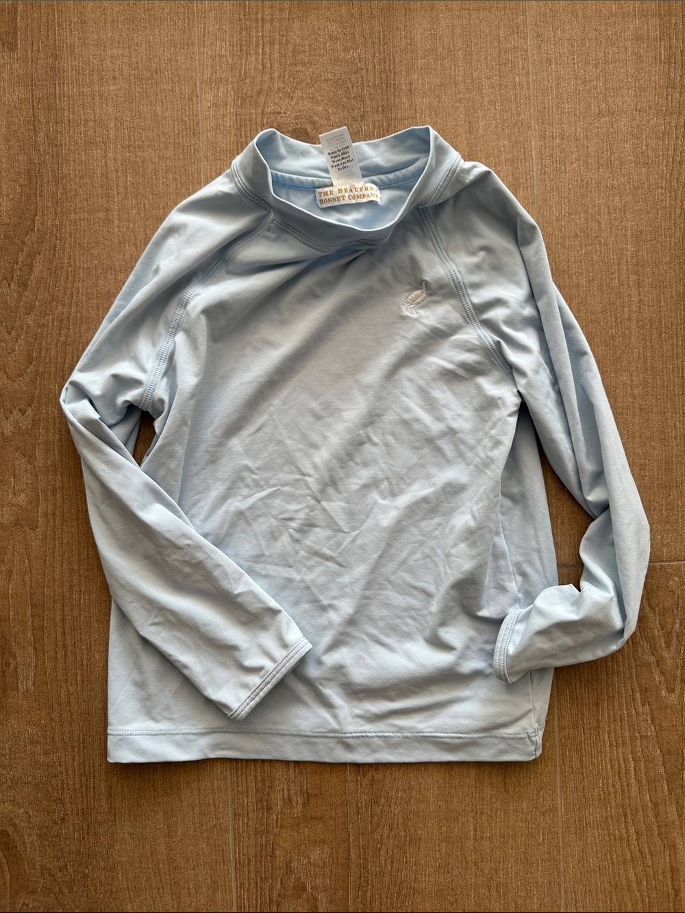 TBBC RASHGUARD SIZE 6 light blue
